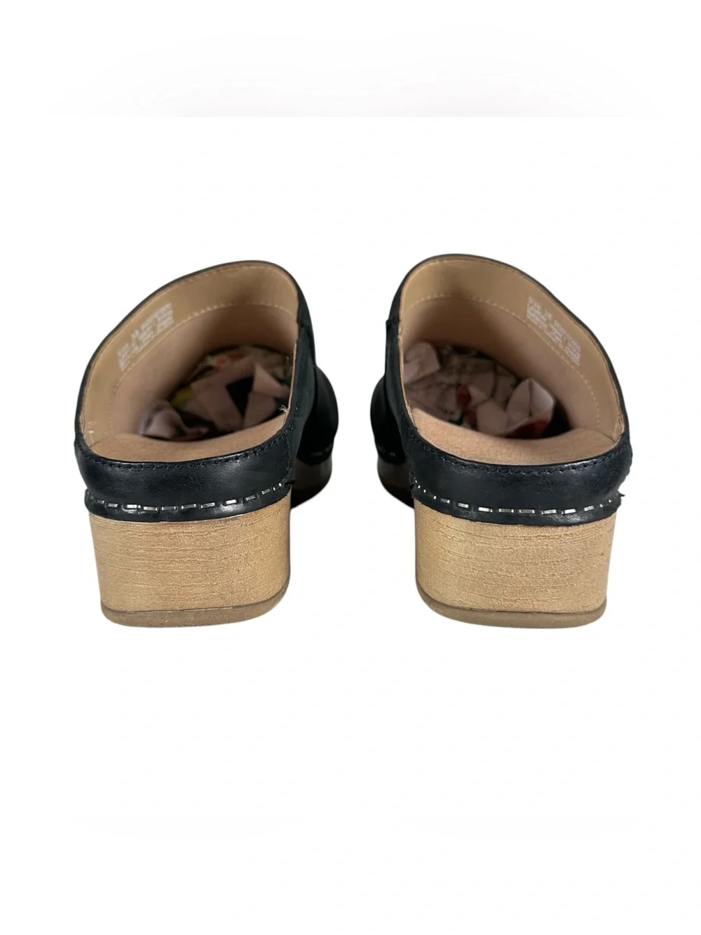 DANSKO Brenda Minimalist Mules in black burnished suede - Picture 8 of 10